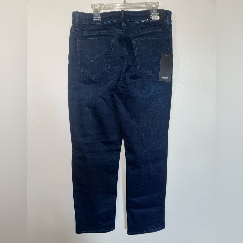 Hudson Jeans Dark Blue Straight Leg Women Jeans - Picture 3 of 5